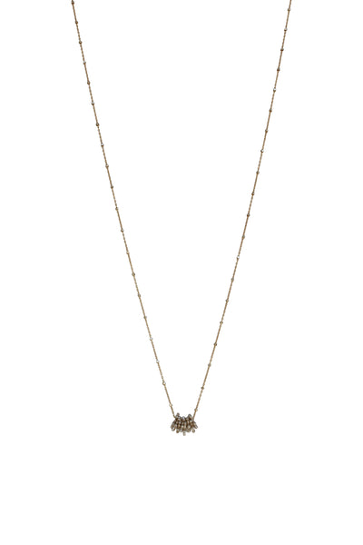 Flower Cluster Necklace 24 Inch