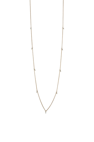 Rain Drop Long Layering Necklace