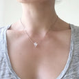 Herkimer Diamond Necklace | REBECCA SCOTT JEWELRY | Simple Everyday Jewelry | Rose Gold