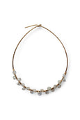 Sapphire | Pale Blue | Wire Wrapped | Hoop Earrings | Handmade | Wire Wrapped | Rebecca Scott Jewelry | Bridal Jewelry | Earrings | Gold Hoop Earrings | Modern Bohemian | Evening Jewelry