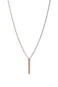 Modern Vertical Bar Necklace 18 Inches