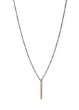 Modern Vertical Bar Necklace 30 Inches